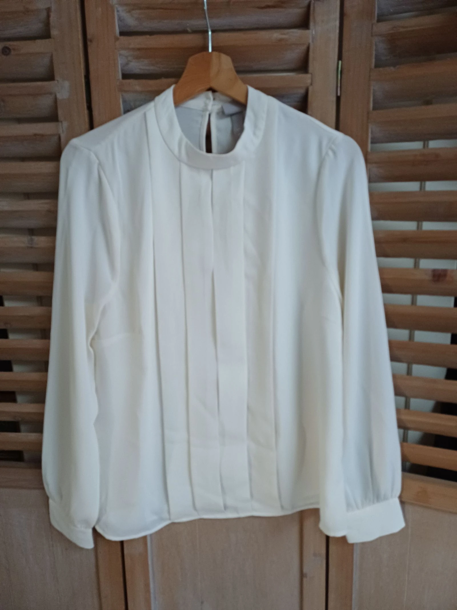 Blouse élégante blanche manches longues- 40 - H&M